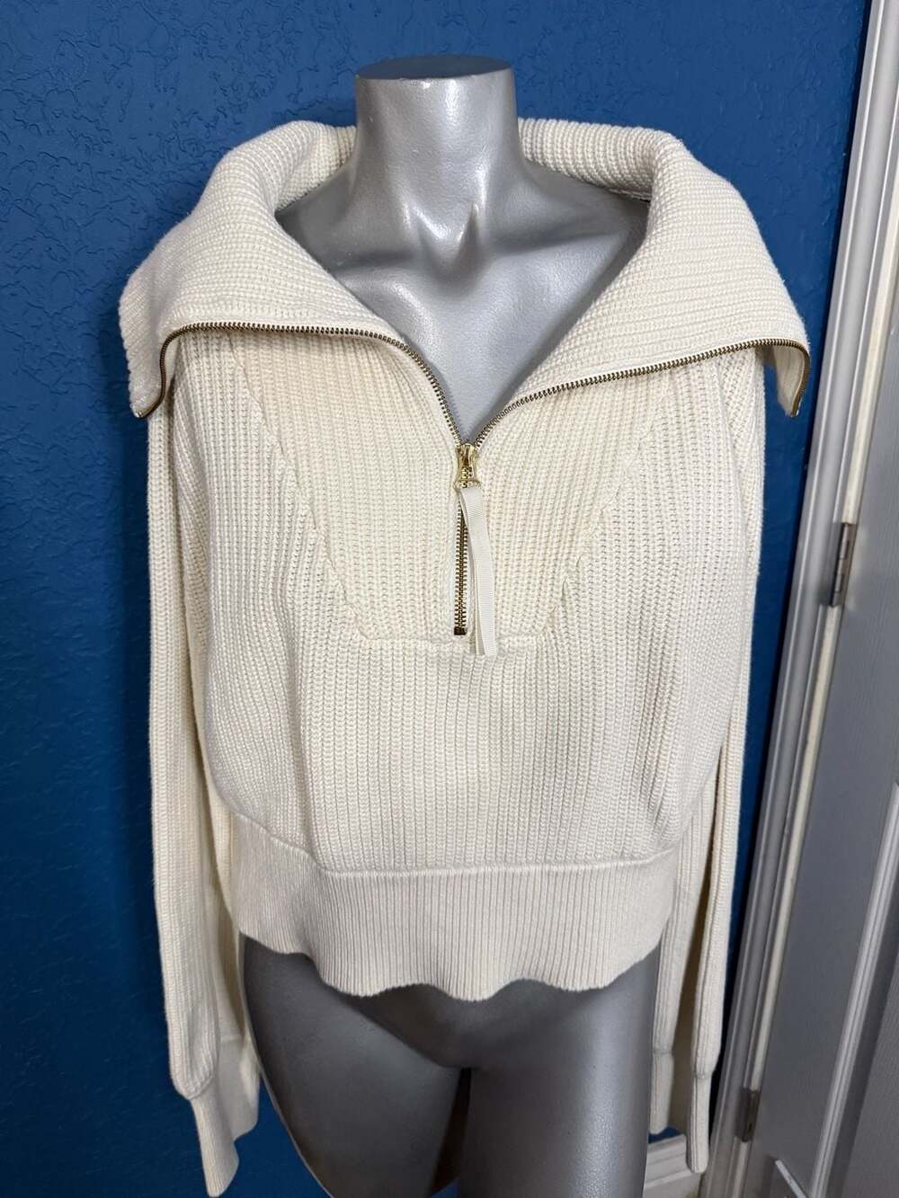 Varley Mentone Half-Zip Knit Sweater